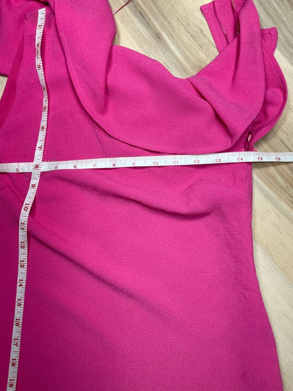 Charles Henry Pink One Shoulder Ruffle Dress Mini Cocktail Party XSP - Picture 4 of 7